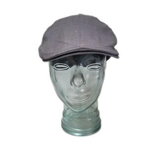 ❤️ 3 for $35 Goorin Bros duckbill flat cap newsboy Bluegray Cotton Spandex small